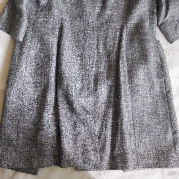 Brooks Brothers Women 2 Silk Linen Grey Lady Coat - Picture 6 of 13